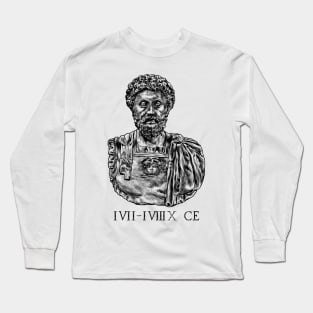 Philosopher King: Tribute to Marcus Aurelius Long Sleeve T-Shirt